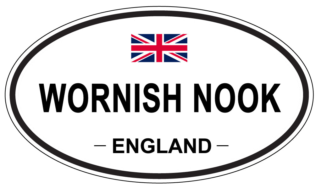 WORNISH NOOK, England - Oval Magnet