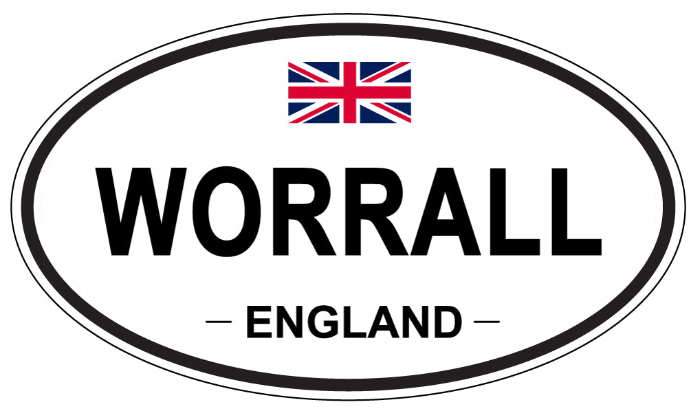 WORRALL, England - Oval Magnet
