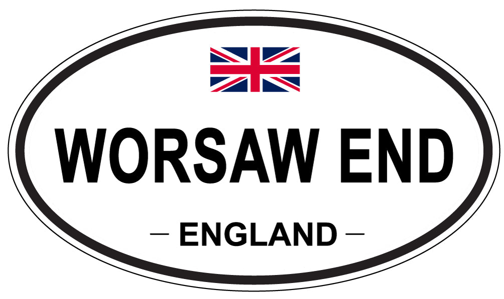 WORSAW END, England - Oval Magnet
