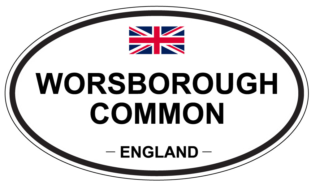 WORSBOROUGH COMMON, ENGLAND - Oval Sticker