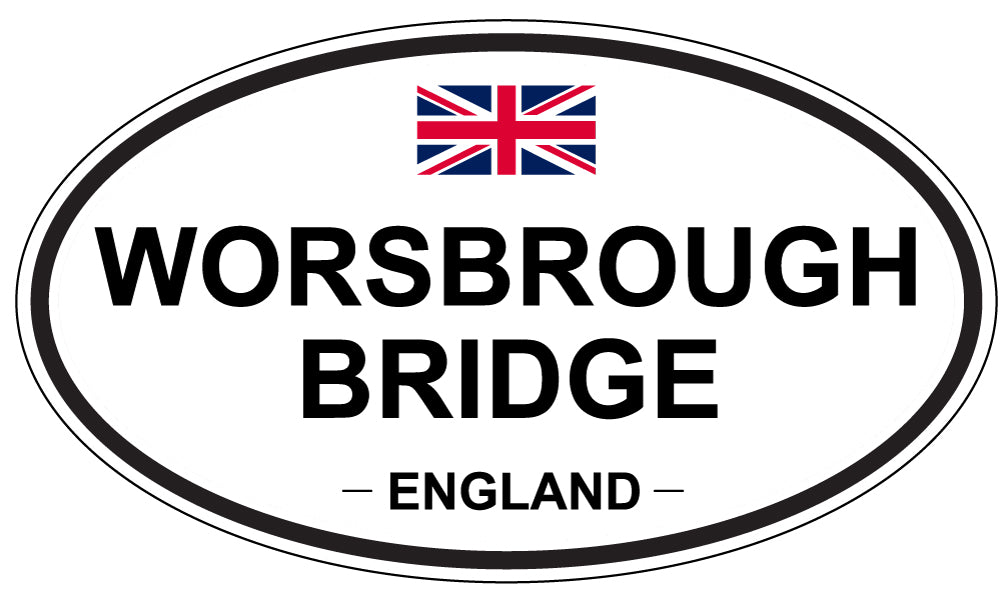 WORSBROUGH BRIDGE, England - Oval Magnet