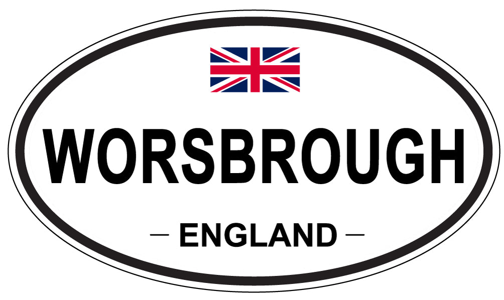 WORSBROUGH, England - Oval Magnet