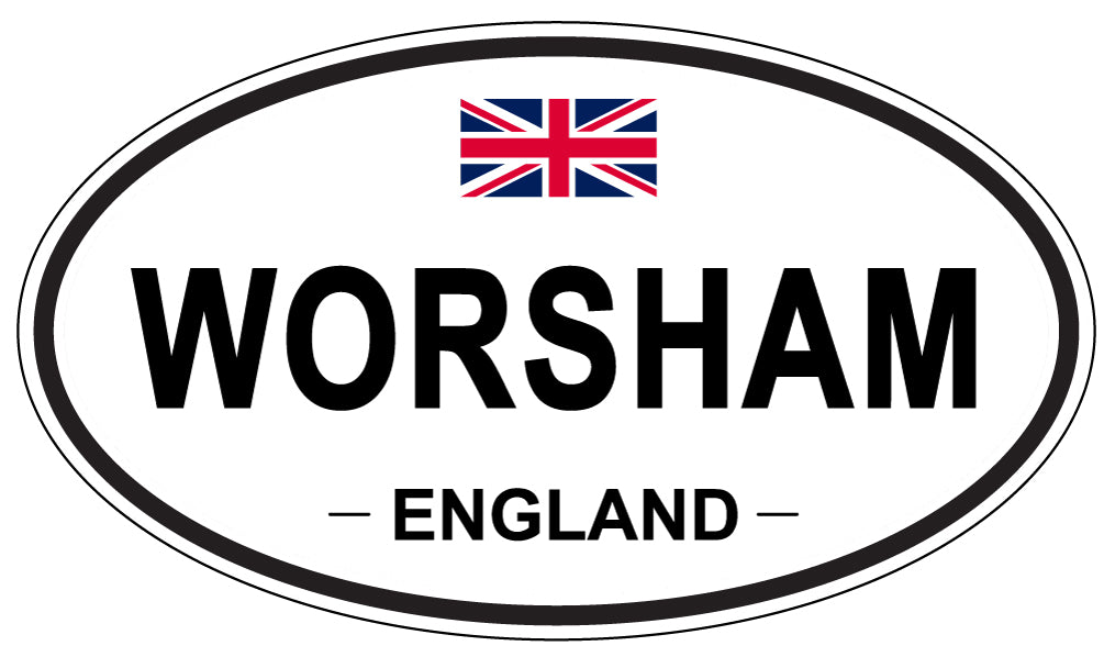 WORSHAM, England - Oval Magnet