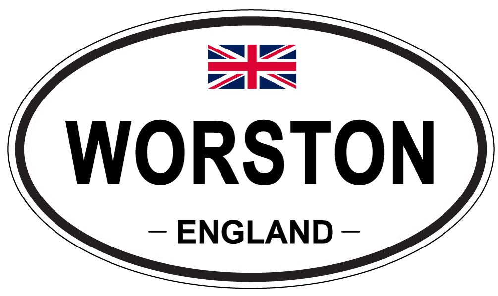 WORSTON, England - Oval Magnet