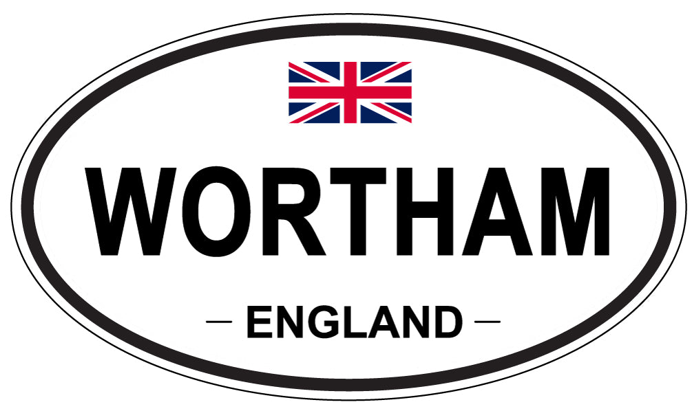 WORTHAM, England - Oval Magnet