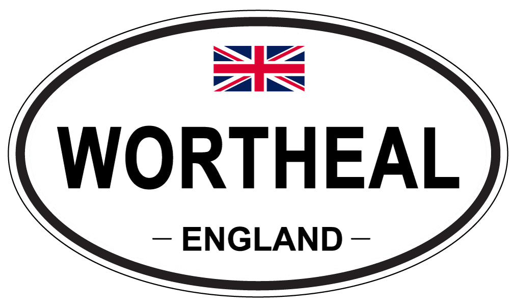 WORTHEAL, England - Oval Magnet