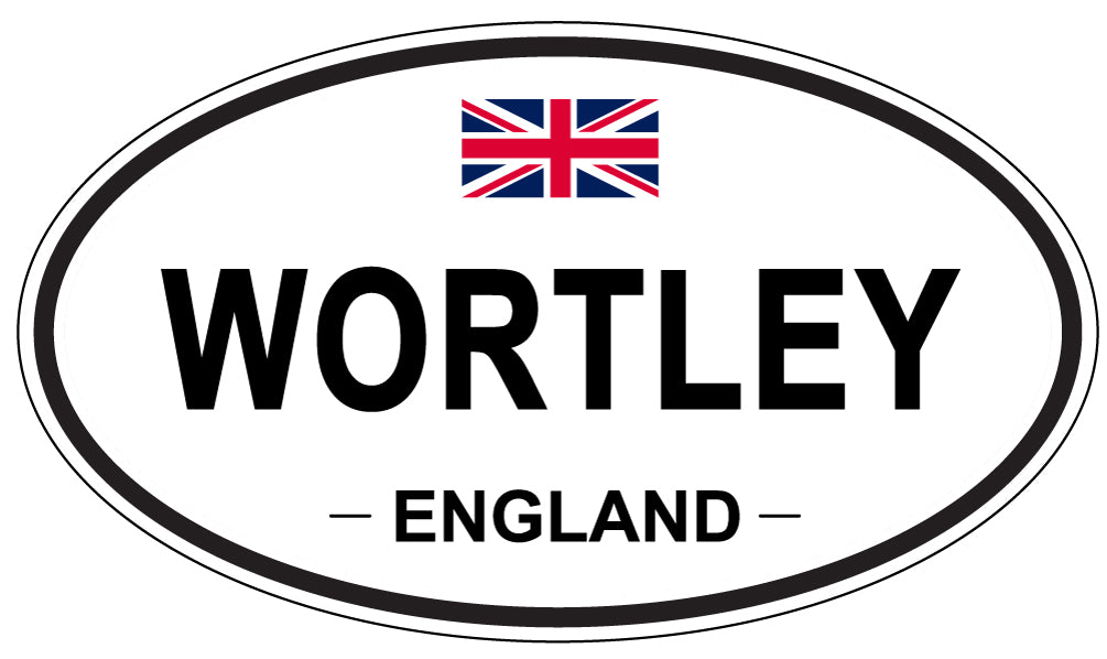 WORTLEY, England - Oval Magnet