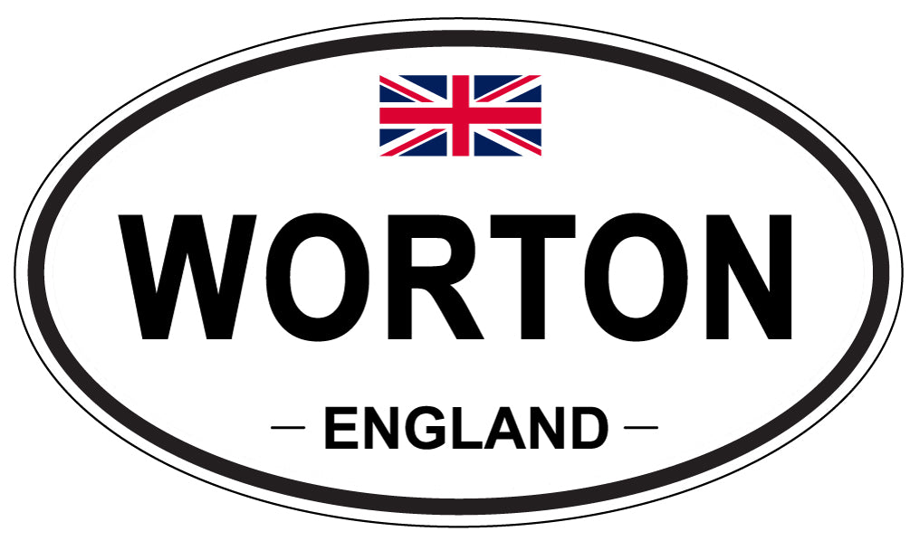 WORTON, England - Oval Magnet