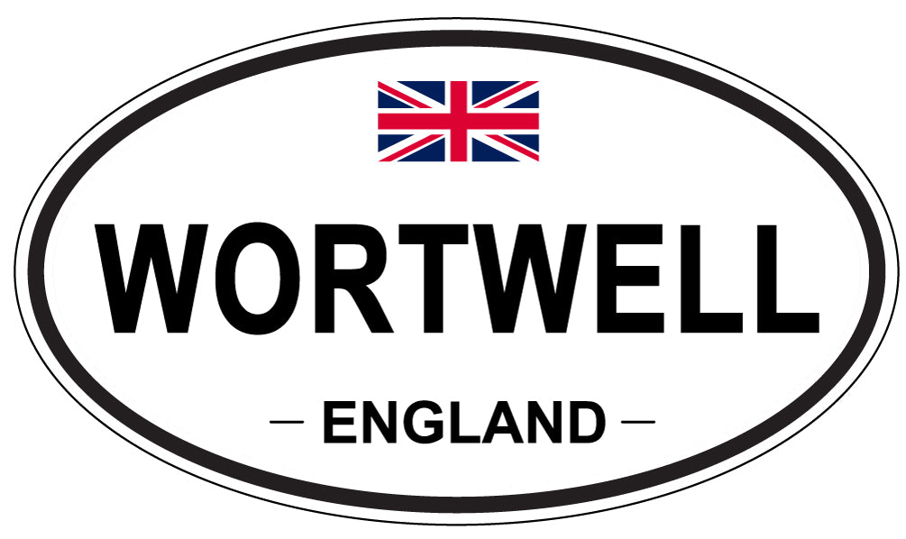 WORTWELL, England - Oval Magnet