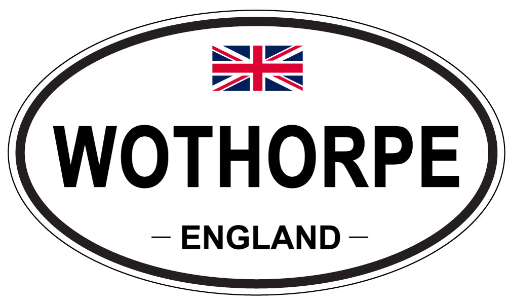 WOTHORPE, England - Oval Magnet