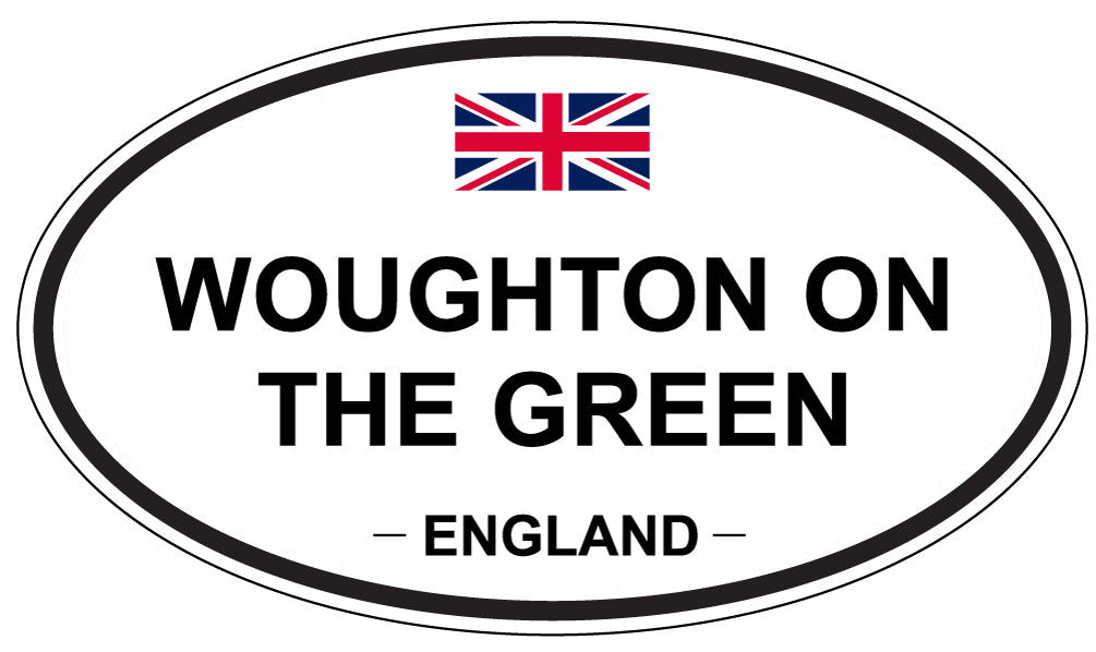WOUGHTON ON THE GREEN, England - Oval Magnet
