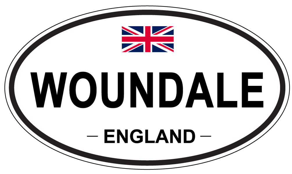WOUNDALE, England - Oval Magnet