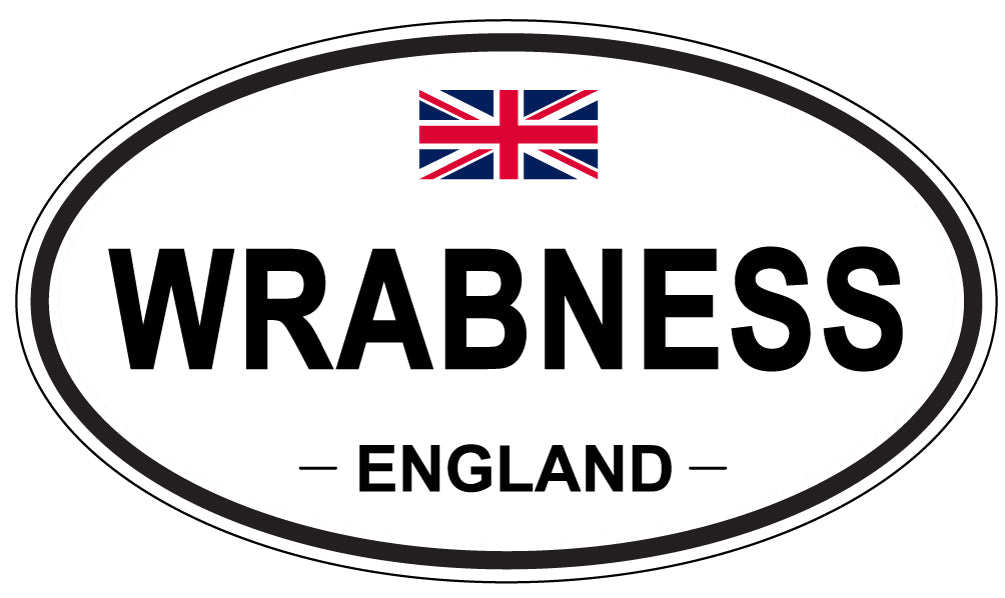 WRABNESS, England - Oval Magnet