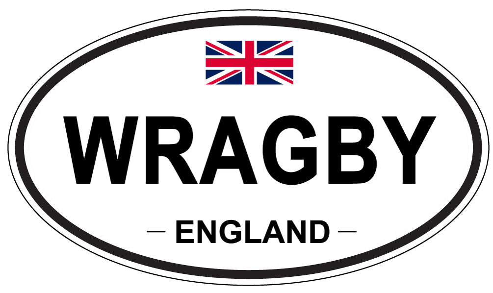 WRAGBY, England - Oval Magnet