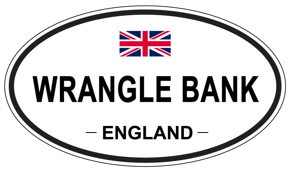 WRANGLE BANK, England - Oval Magnet