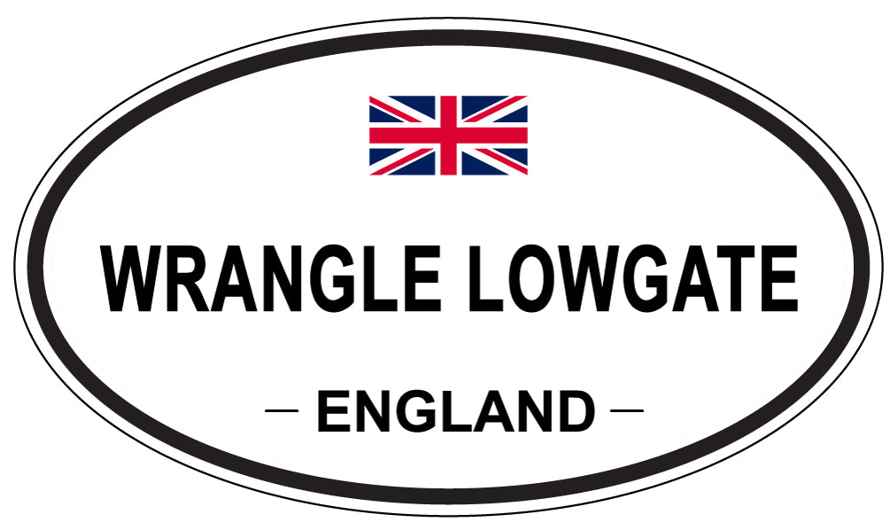 WRANGLE LOWGATE, England - Oval Magnet