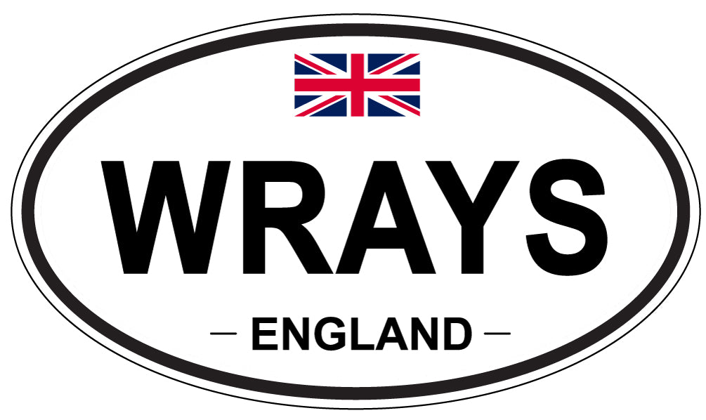 WRAYS, England - Oval Magnet