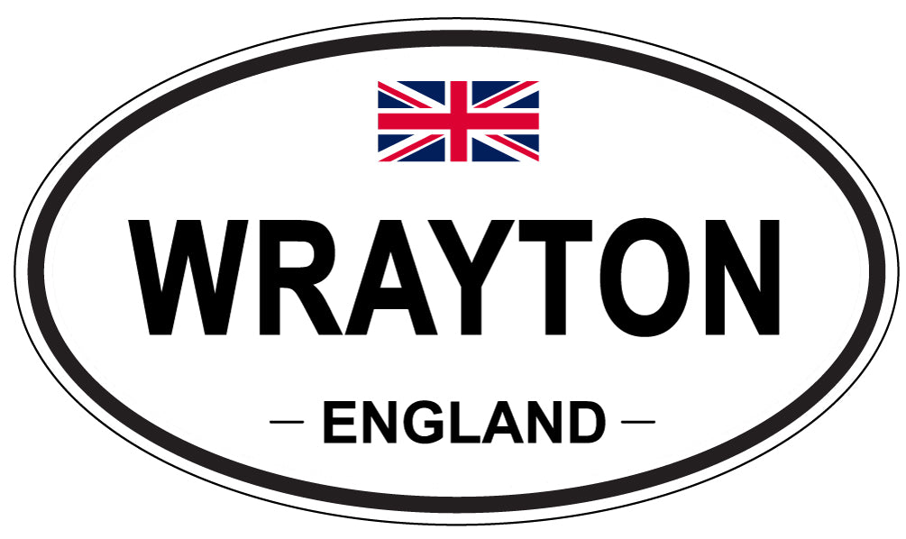 WRAYTON, England - Oval Magnet