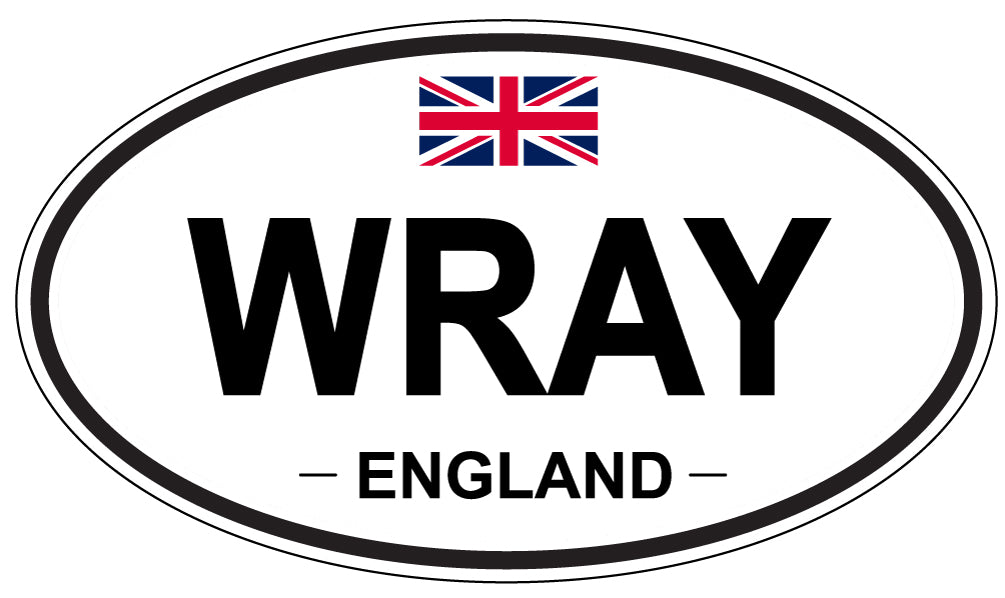 WRAY, England - Oval Magnet