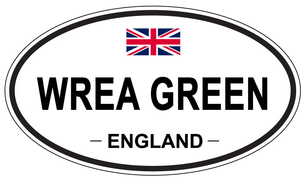 WREA GREEN, England - Oval Magnet
