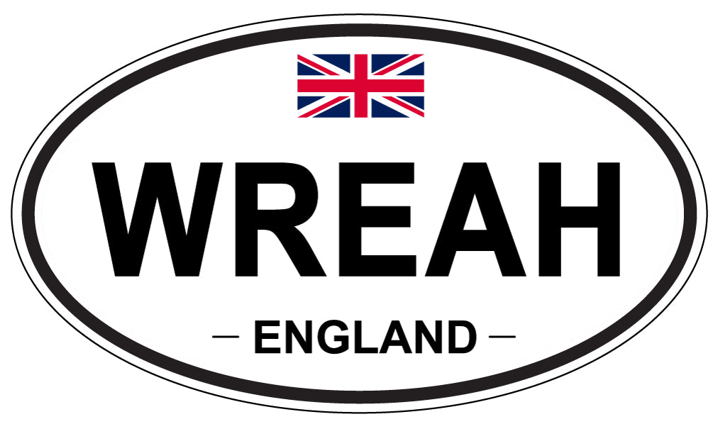 WREAH, England - Oval Magnet