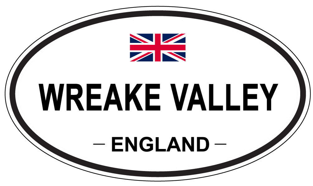 WREAKE VALLEY, England - Oval Magnet