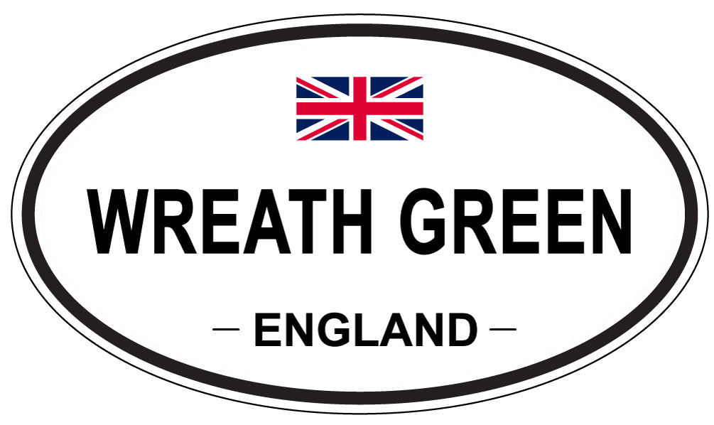WREATH GREEN, England - Oval Magnet