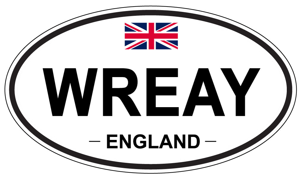 WREAY, England - Oval Magnet