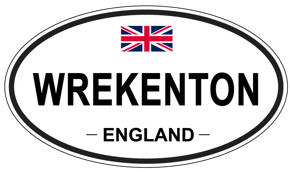 WREKENTON, England - Oval Magnet