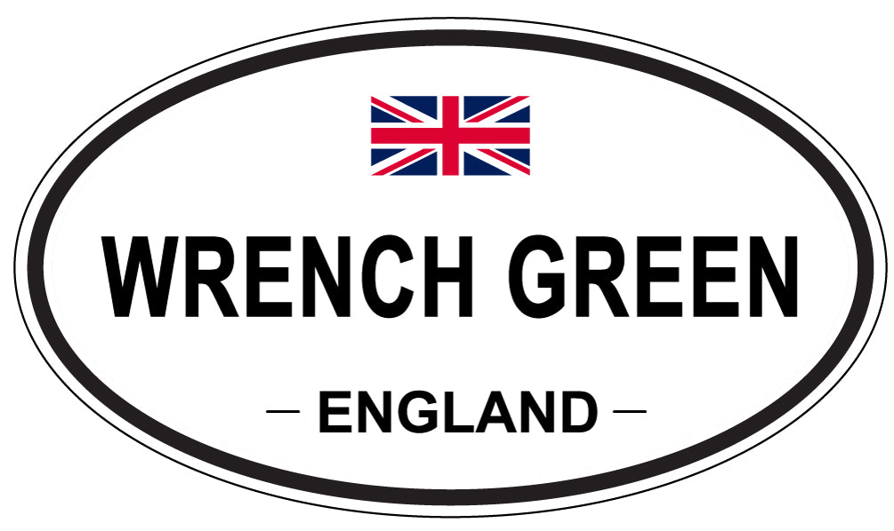 WRENCH GREEN, England - Oval Magnet