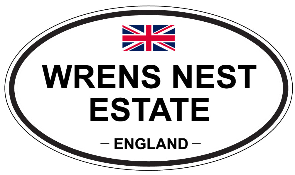 WRENS NEST ESTATE, England - Oval Magnet