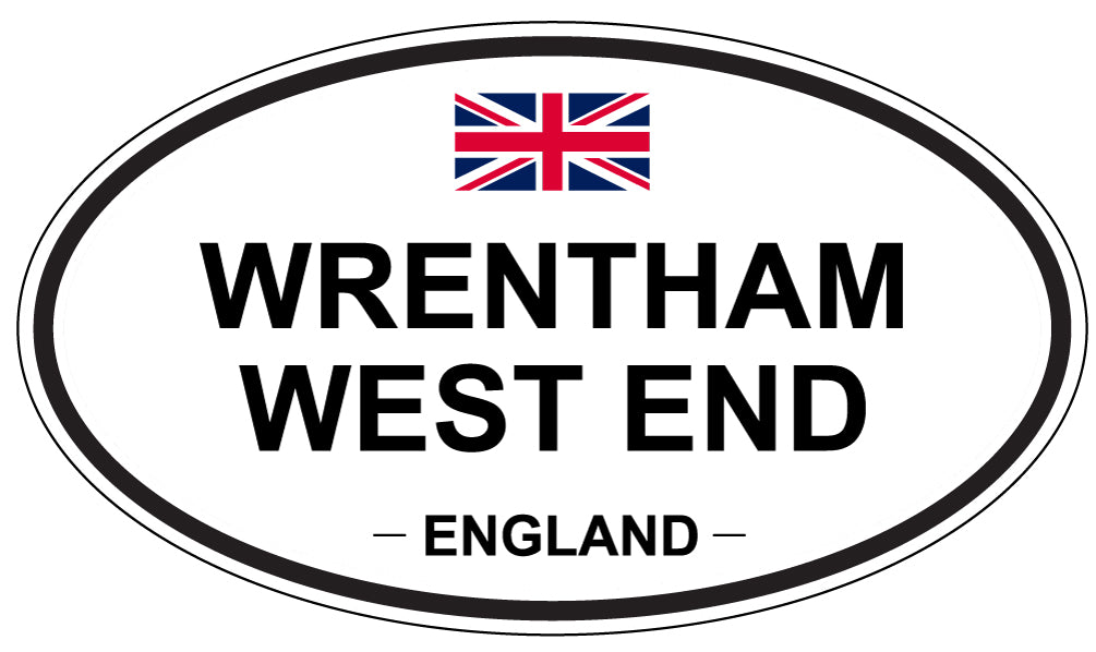 WRENTHAM WEST END, England - Oval Magnet