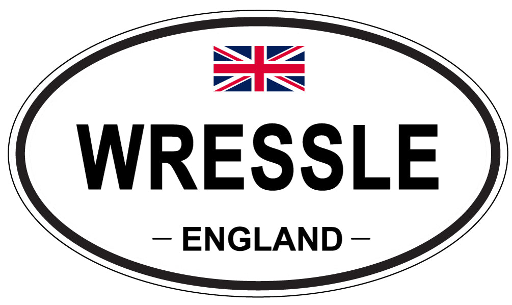 WRESSLE, England - Oval Magnet