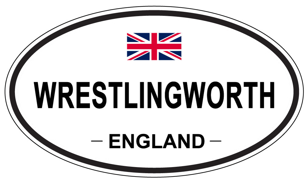 WRESTLINGWORTH, England - Oval Magnet