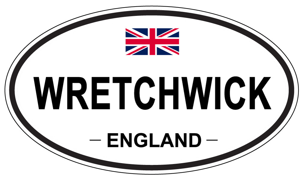 WRETCHWICK, England - Oval Magnet