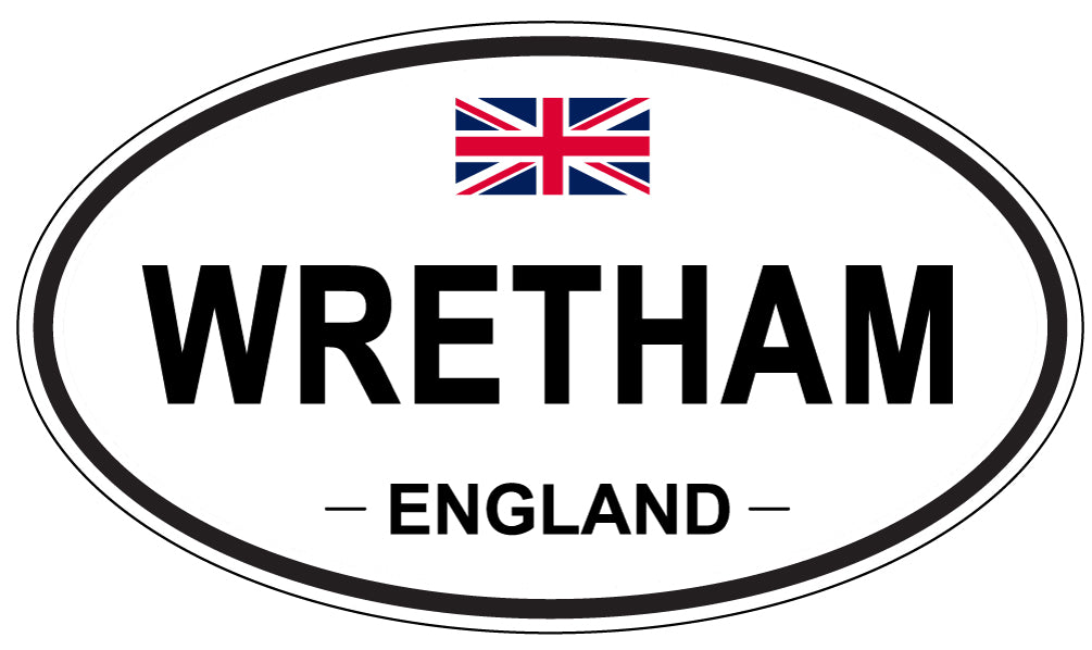 WRETHAM, England - Oval Magnet