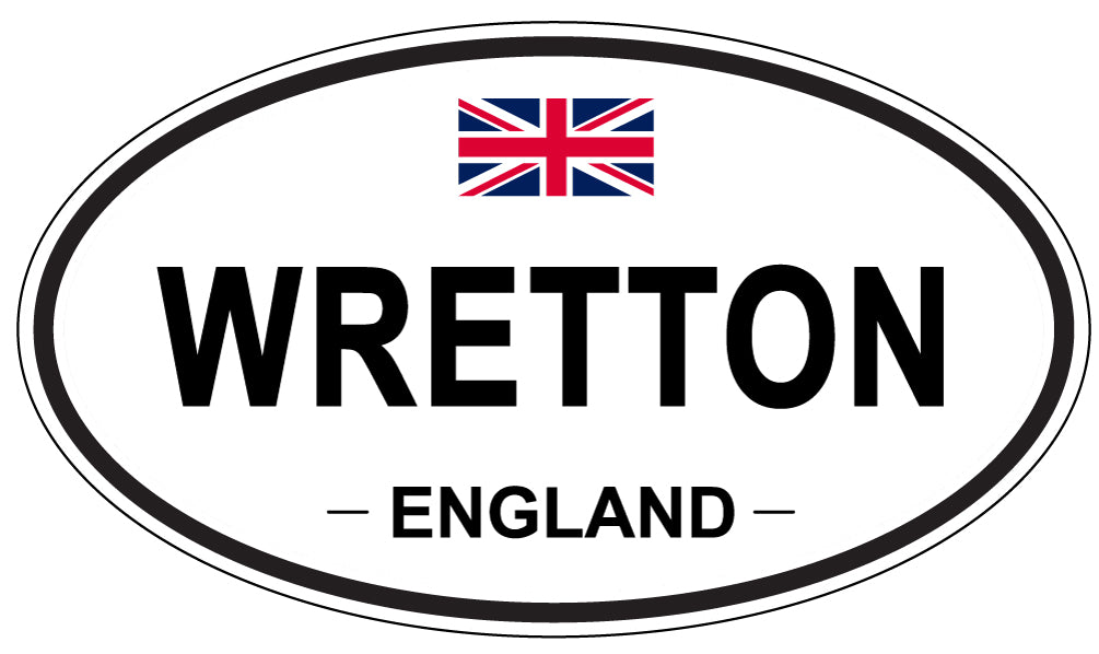 WRETTON, England - Oval Magnet