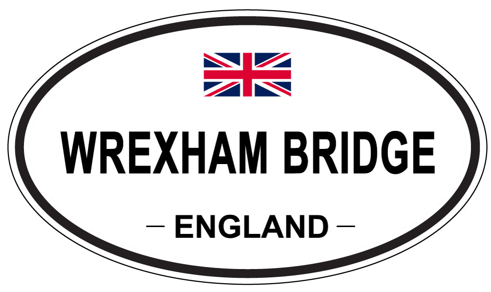 WREXHAM BRIDGE, England - Oval Magnet