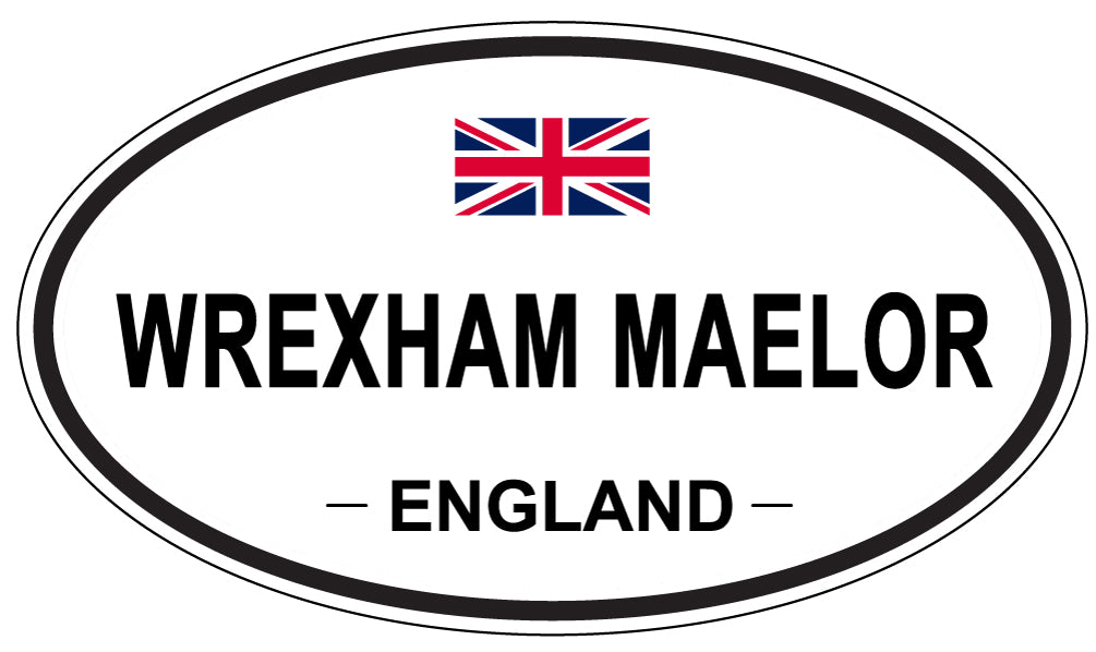 WREXHAM MAELOR, England - Oval Magnet