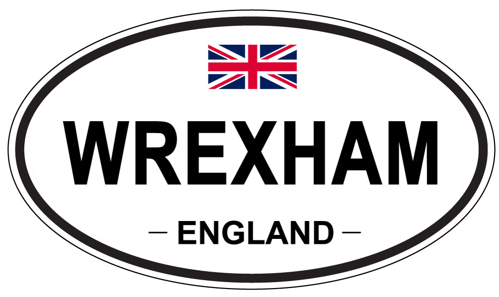 WREXHAM, England - Oval Magnet