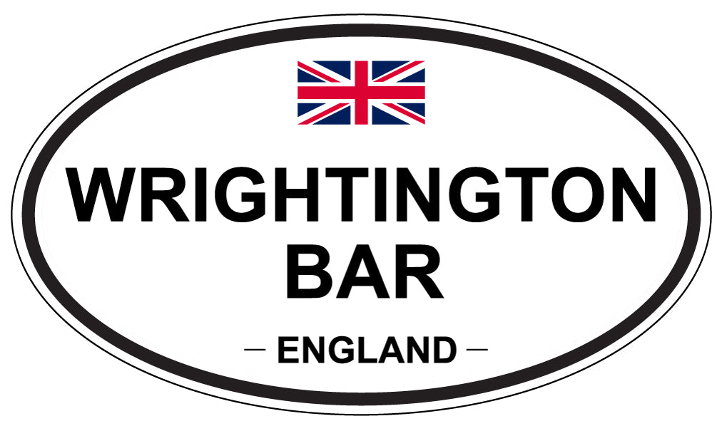 WRIGHTINGTON BAR, England - Oval Magnet