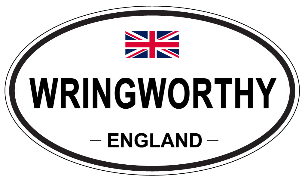 WRINGWORTHY, England - Oval Magnet