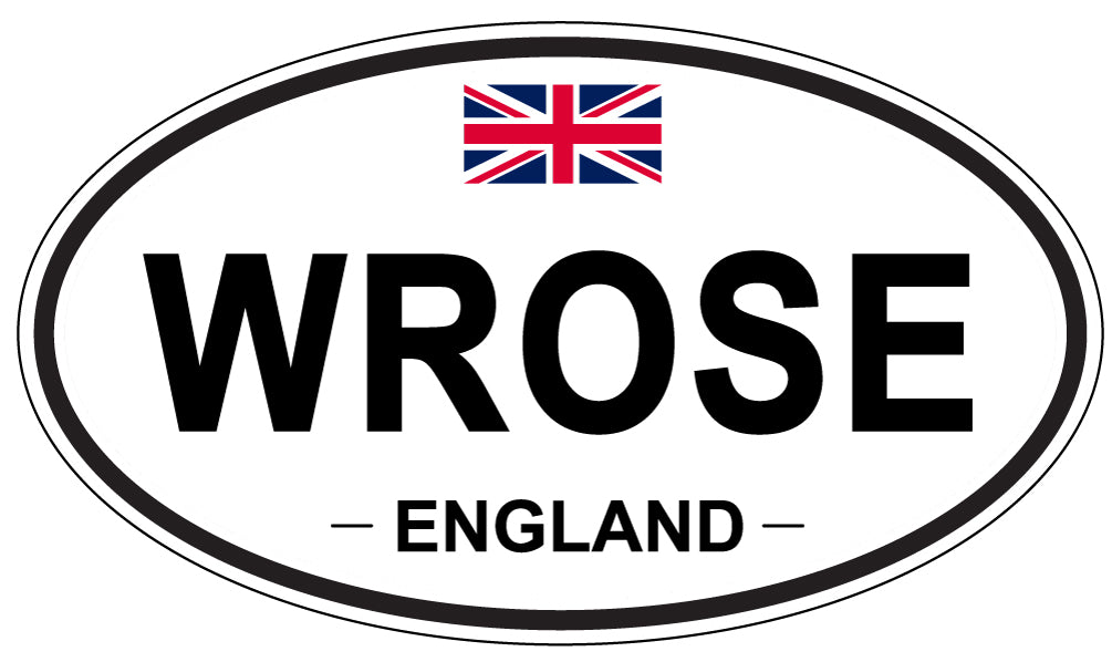 WROSE, England - Oval Magnet