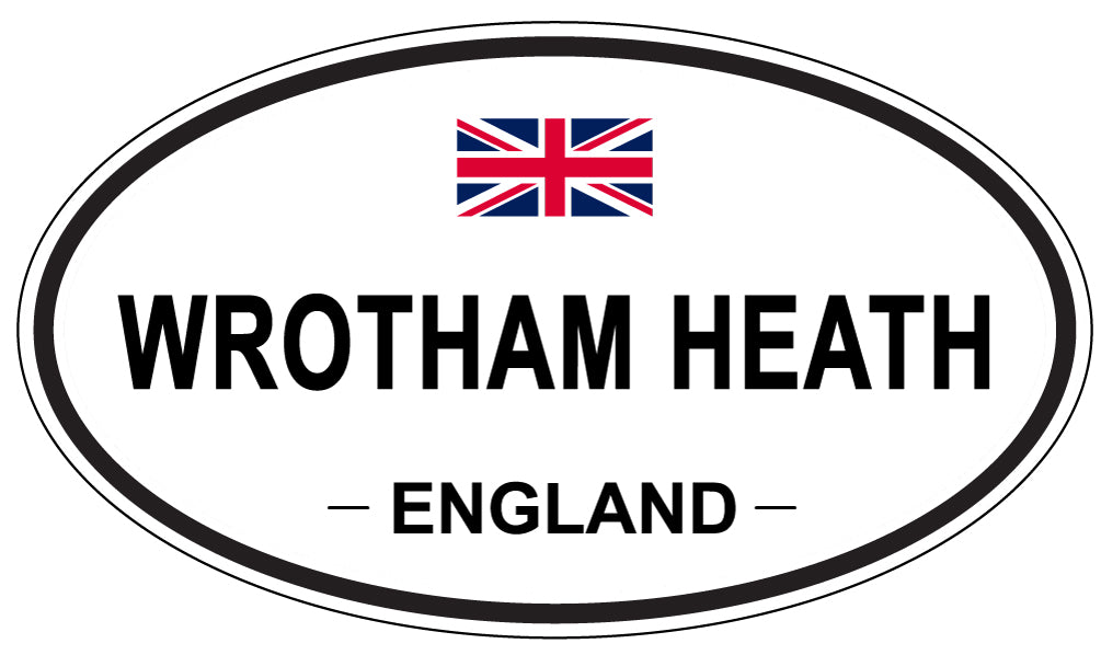 WROTHAM HEATH, England - Oval Magnet