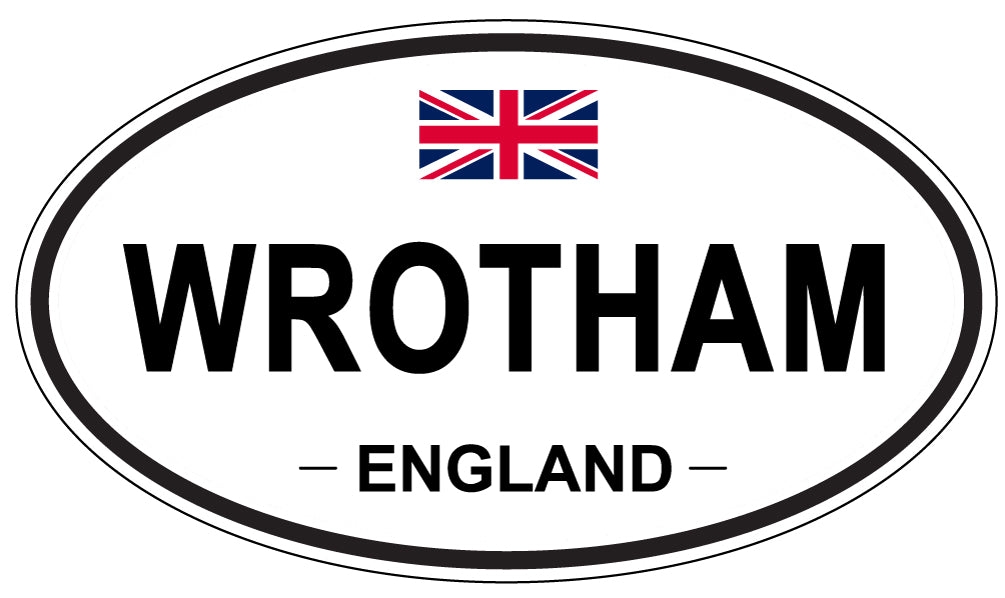 WROTHAM, England - Oval Magnet