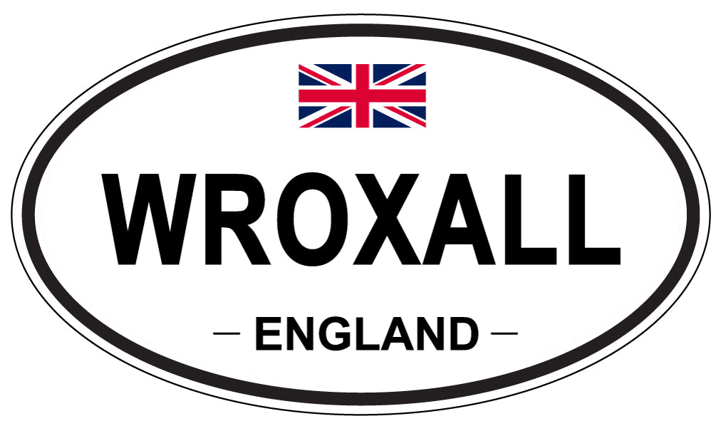 WROXALL, England - Oval Magnet