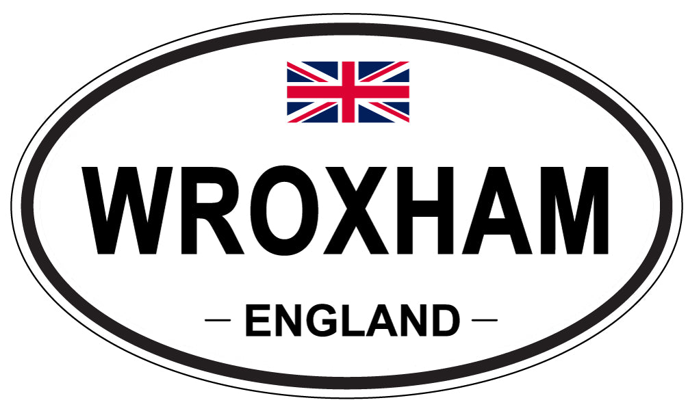 WROXHAM, England - Oval Magnet