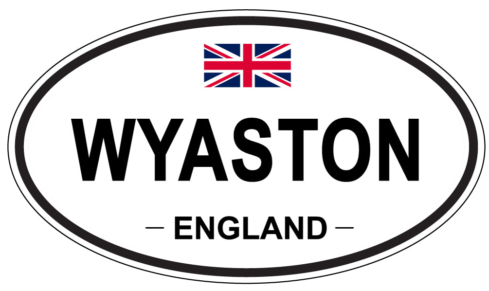 WYASTON, England - Oval Magnet