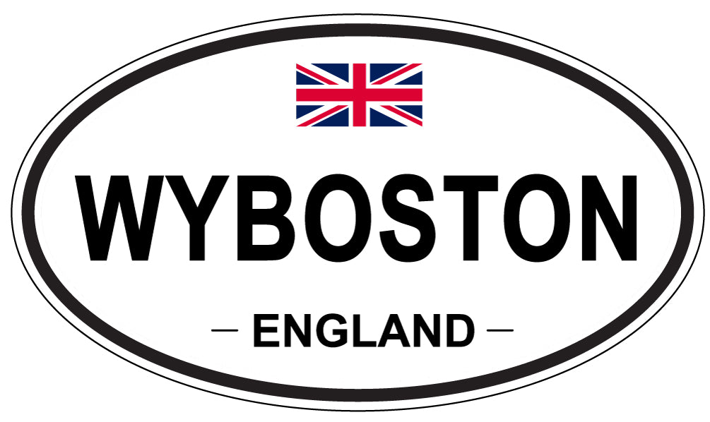 WYBOSTON, England - Oval Magnet