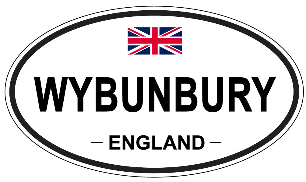 WYBUNBURY, England - Oval Magnet